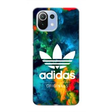 Чехлы Адидас для Xiaomi Mi 11i (AlphaPrint) (Яркий Адидас)