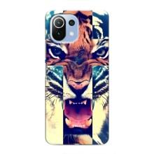 Чохли з зображенням різних тварин на Xiaomi Mi 11i (Яскравий Тигр)