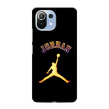 Чохли для Xiaomi Mi 11i - з картинкою JORDAN (AlphaPrint) (Jordan Gold)