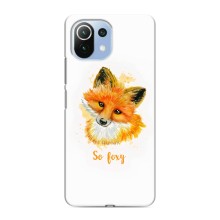 Чехлы с картинкой Лисички для Xiaomi Mi 11i (VPrint) (Девочка Лиса)