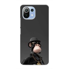 Чехлы с Обезьянами NFT для Xiaomi Mi 11i (AlphaPrint) (Обезьяна NFT)