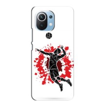 Чехлы с принтом Спортивная тематика для Xiaomi Mi 11i – Волейболист