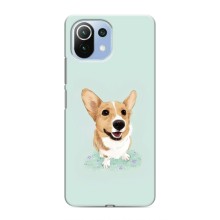 Чехлы с собаками для Xiaomi Mi 11i (VPrint) (Корги)