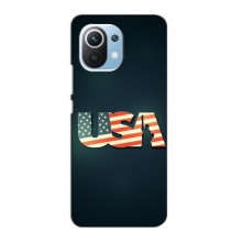 Чехол Флаг USA для Xiaomi Mi 11i (USA)