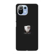 Чехол Майнкрафт на Xiaomi Mi 11i (AlphaPrint) Minecraft (Овечка Майнкрафт)