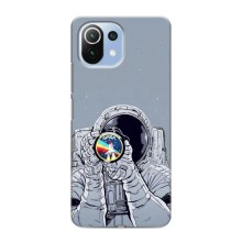 Чехол NASA для Xiaomi Mi 11i (AlphaPrint) (Космонавт фото)