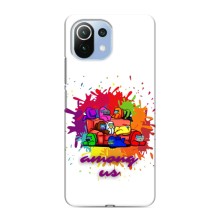 Чехол Амонг Ас для Xiaomi Mi 11i (AlphaPrint) (Яркий АмонгАс)