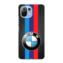 Чехол для Сяоми Ми 11i - с принтом БМВ (AlphaPrint) (Лого BMW)