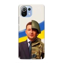 Чехол для Xiaomi Mi 11i (AlphaPrint - с принтом Зеленского) – Зеленский солдат