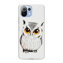 Чехол с птицами на Xiaomi Mi 11i (VPrint) (Милая Сова)