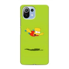 Чехол с Симпсонами для Xiaomi Mi 11i (VPrint) (Барт Симпсон)