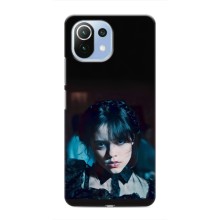 Чехлы Венсдей на Xiaomi Mi 11i Уэнсдей (AlphaPrint) (взгляд Уэнздей)
