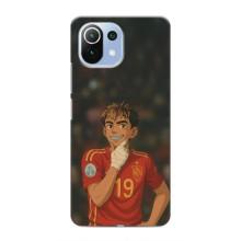 Чехол с футболистом Ламин Ямаль Xiaomi Mi 11i (Ямаль аниме)