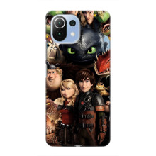 Чехол как приручить дракона на Xiaomi Mi 11i – Персонажи дракона