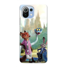 Чехол Зоотрополіс на Xiaomi Mi 11i – Ник Джуди и змея