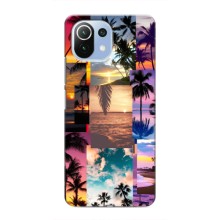 Силиконовый чехол с КАРТИНКАМИ лето для Xiaomi Mi 11i (AlphaPrint) (Летний отпуск)
