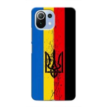 Украинские Чехлы для Xiaomi Mi 11i с картинкой УПА (AlphaPrint) (Флаг УПА)