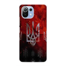 Украинские Чехлы для Xiaomi Mi 11i с картинкой УПА (AlphaPrint) (ГЕРБ УПА)