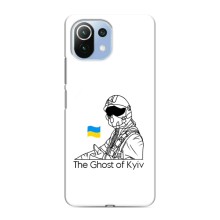 Захисні чохли (Призрак Киева) для Xiaomi Mi 11i (AlphaPrint) (Льотчик Києва)