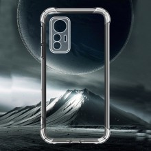 TPU чохол GETMAN Ease logo посилені кути Full Camera для Xiaomi 12 Lite – Прозорий