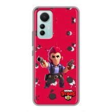 Бампер (ТПУ) с принтом Brawl Stars на Сяоми ми 12 лайт (Кольт на красном)