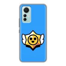Бампер (ТПУ) с принтом Brawl Stars на Сяоми ми 12 лайт (Значок)