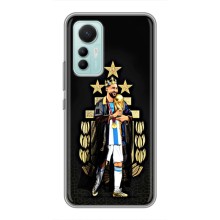 Чехлы для Xiaomi Mi 12 Lite (Leo чемпион) (AlphaPrint) (Месси Король)