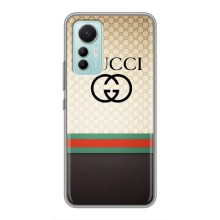 Чехлы ГУЧЧИ для Сяоми 12 Лайт (AlphaPrint) (GUCCI стиль)