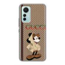 Чехлы ГУЧЧИ для Сяоми 12 Лайт (AlphaPrint) (Mickey GUCCI)