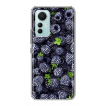 Чехлы с Фруктами для Xiaomi Mi 12 Lite (VPrint) (Ежевика)