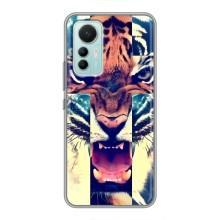 Чехлы с изображением разных животных для Xiaomi Mi 12 Lite (Яркий Тигр)