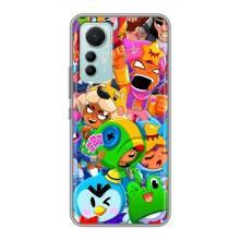 Чехлы Brawl Stars для Xiaomi Mi 12 Lite (AlphaPrint) – Герои Бравл Старс