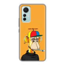 Чехлы с Обезьянами NFT для Xiaomi Mi 12 Lite (AlphaPrint) (Скучающая Обезьяна NFT)