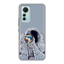 Чехол NASA для Xiaomi Mi 12 Lite (AlphaPrint) (Космонавт фото)