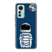 Чехол NASA для Xiaomi Mi 12 Lite (AlphaPrint) (Мальчик в шлеме)