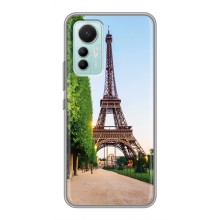 Чехол Эйфелева Башня для Xiaomi Mi 12 Lite - (AlphaPrint) (Дорога в Париж)