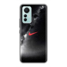 Чехол для Xiaomi Mi 12 Lite - с принтом Найк (AlphaPrint) (Найк красный)