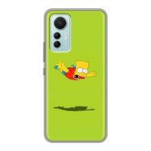Чехол с Симпсонами для Xiaomi Mi 12 Lite (VPrint) (Барт Симпсон)
