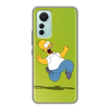 Чехол с Симпсонами для Xiaomi Mi 12 Lite (VPrint) (Гомер Симпсон)