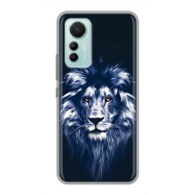 Чехол со Львом для Xiaomi Mi 12 Lite (VPrint) (Синий Лев)