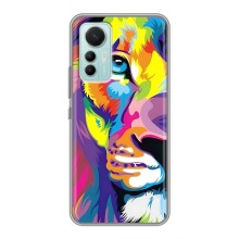 Чехол со Львом для Xiaomi Mi 12 Lite (VPrint) (Яркий Лев)