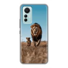 Чехол Король лев на Сяоми 12 Лайт – Мусафа и Симба