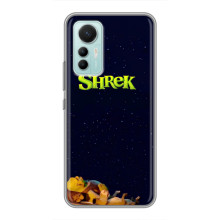 Чехол с мультфильмом Шрек на Xiaomi Mi 12 Lite – Шрек лого