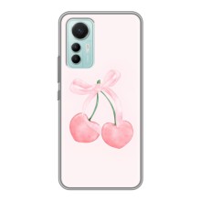 Чехол с розовым рисунком для Xiaomi Mi 12 Lite (Розовые вишни)