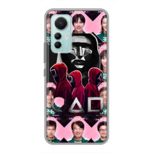 Чехол Гра в кальмара для Xiaomi Mi 12 Lite – Персонажи игры кальмара