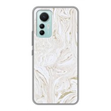 Мраморный чехол на Xiaomi Mi 12 Lite (VPrint) (Белый мрамор)