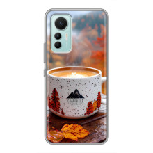 Чехол с уникальным дизайном «Осень с кофе» для Xiaomi Mi 12 Lite – Кофе на природе