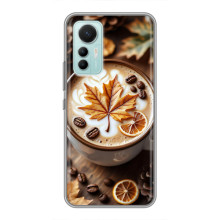 Чехол с уникальным дизайном «Осень с кофе» для Xiaomi Mi 12 Lite – Пряный кофе