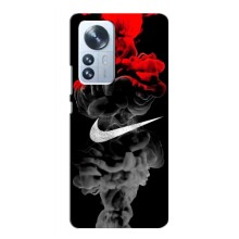 Силиконовый Чехол на Xiaomi Mi 12 Lite с картинкой Nike – Nike дым