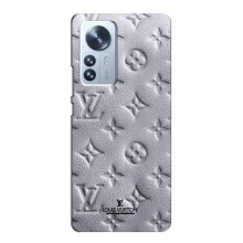 Текстурный Чехол Louis Vuitton для Сяоми ми 12 лайт (Белый ЛВ)